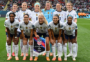 On July 22, 2023, Team USA gathered for a group photo at Eden Park in Auckland, New Zealand, just before their 2023 World Cup opener against Vietnam.